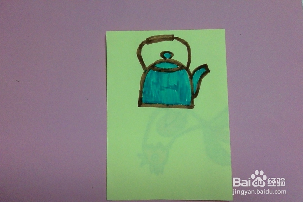 简笔画怎么画小水壶的画法幼儿兴趣培养学画水壶