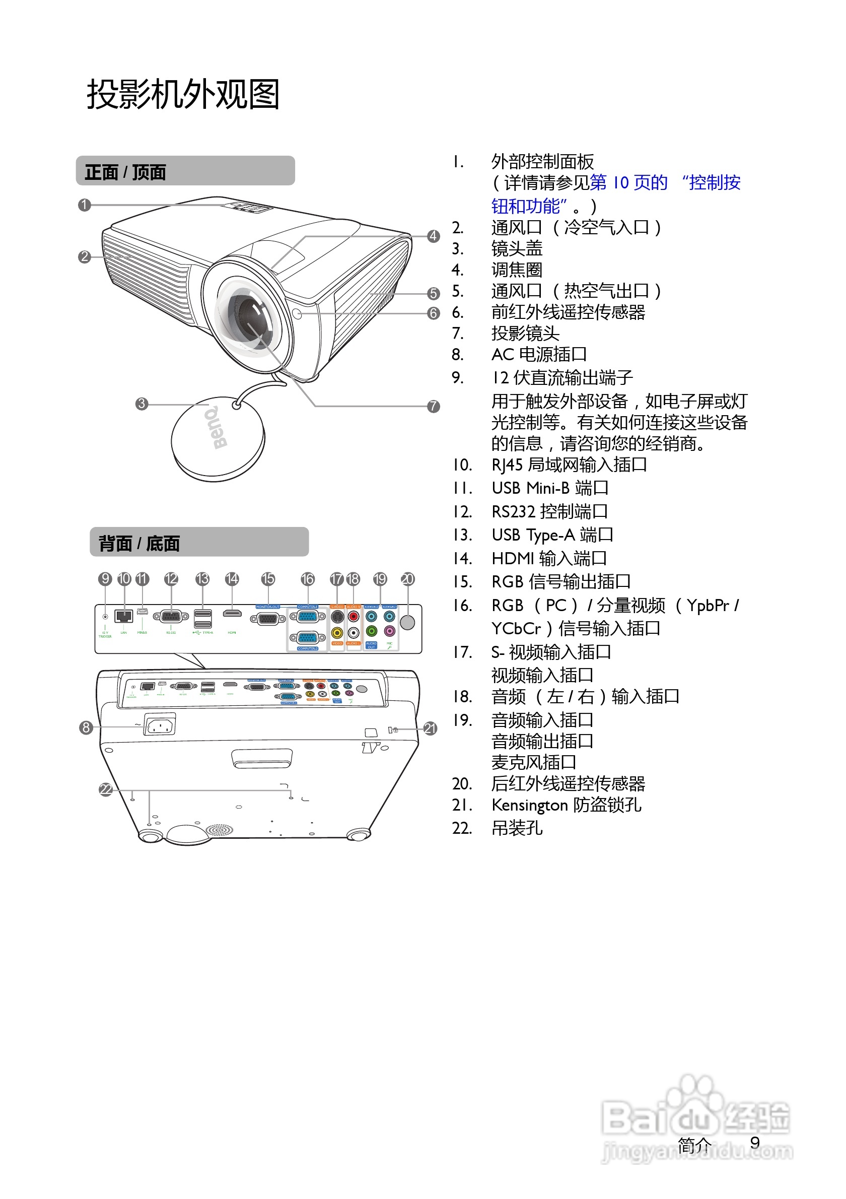明基LX60ST投影机使用说明书:[1]