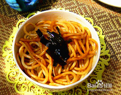 上海小吃——葱油拌面