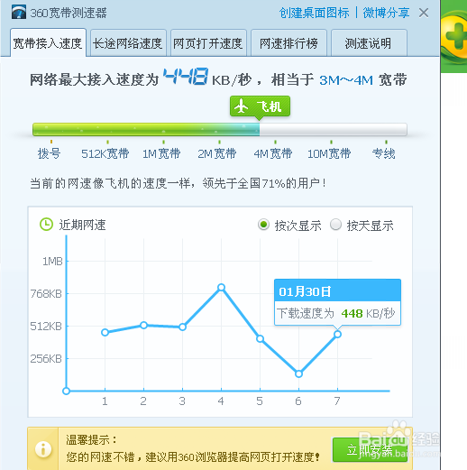 怎么测试自己的网速？
