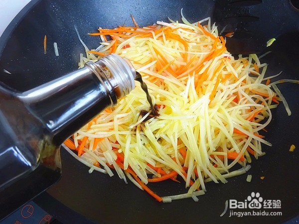 土豆丝炒胡萝卜