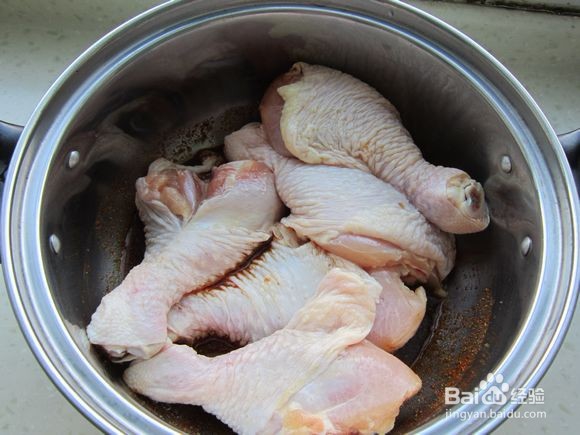 农家风味烤鸡腿