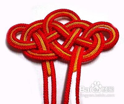 怎样编中国结双钱结书签