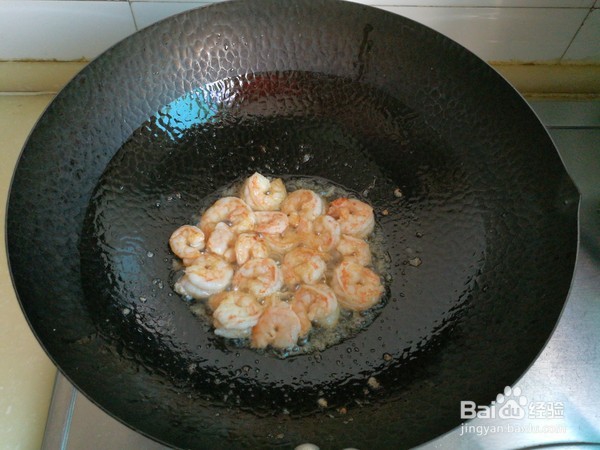 如何制作小白菜炒虾仁
