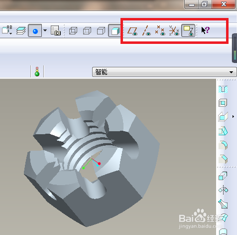 Pro/e5.0如何建模M10的六角开槽螺母？
