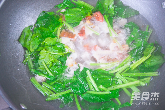 狗狗菜谱：翡翠肉片汤