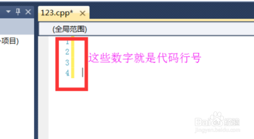 Visual Studio 2010显示代码行号
