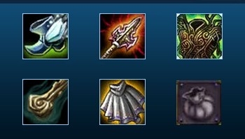 中期装:三速鞋 残暴之力 阿塔玛之戟 狂徒 负极斗篷=8.8k