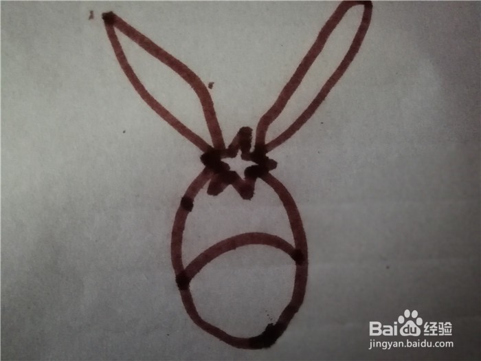 怎么样用简笔画画驴