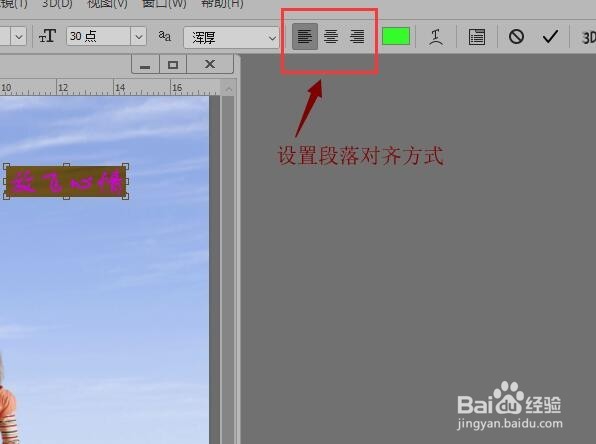 Photoshop 如何对输入的文字进行设置