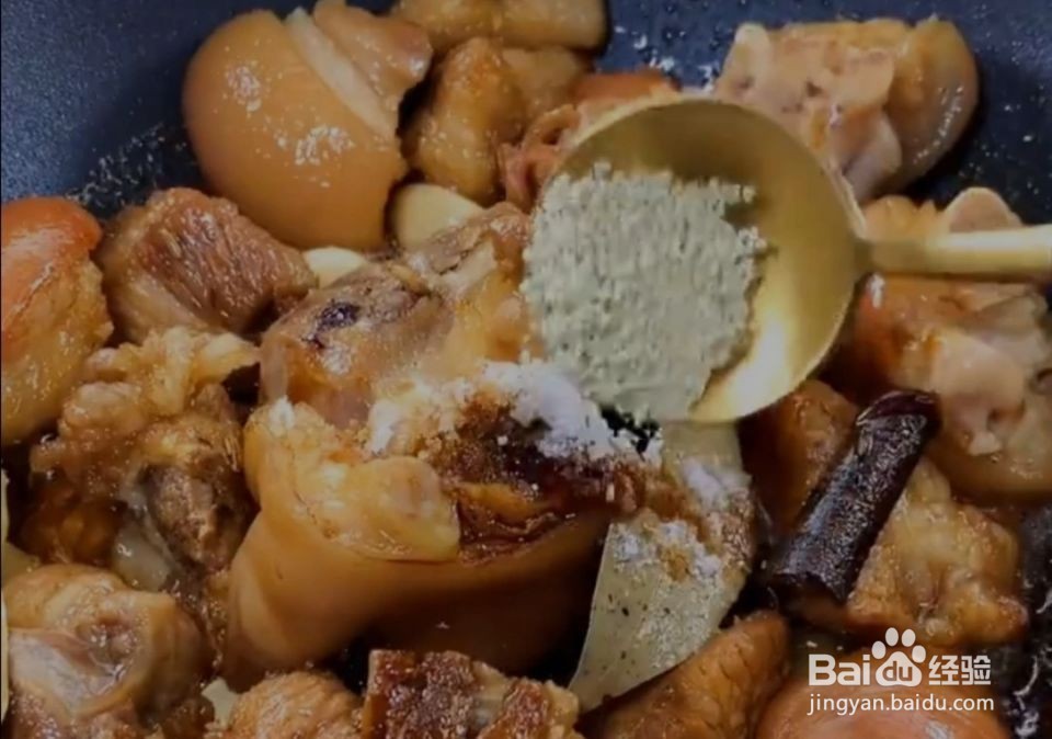 黄豆焖猪蹄的家常做法