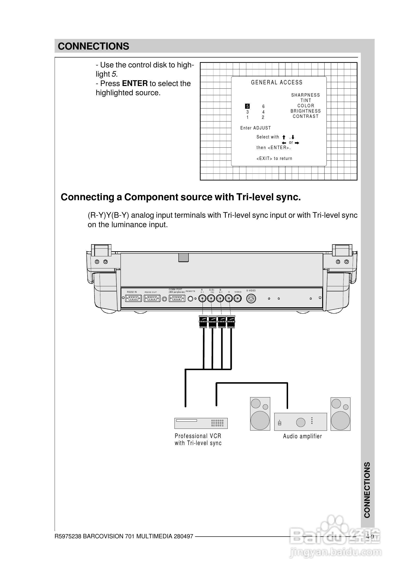 Barco巴可 VISION 701投影机说明书:[4]