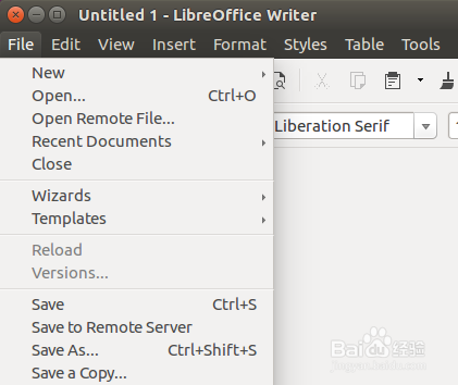 Ubuntu添加右击新建WPS(office)模板