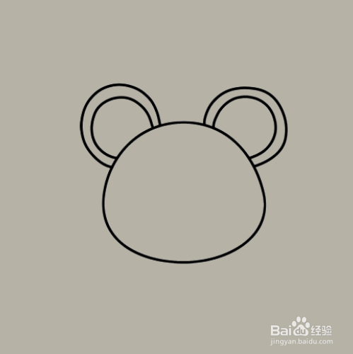 如何手工画老鼠的简笔画?