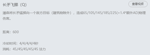 战争之王-潘森 介绍解析。