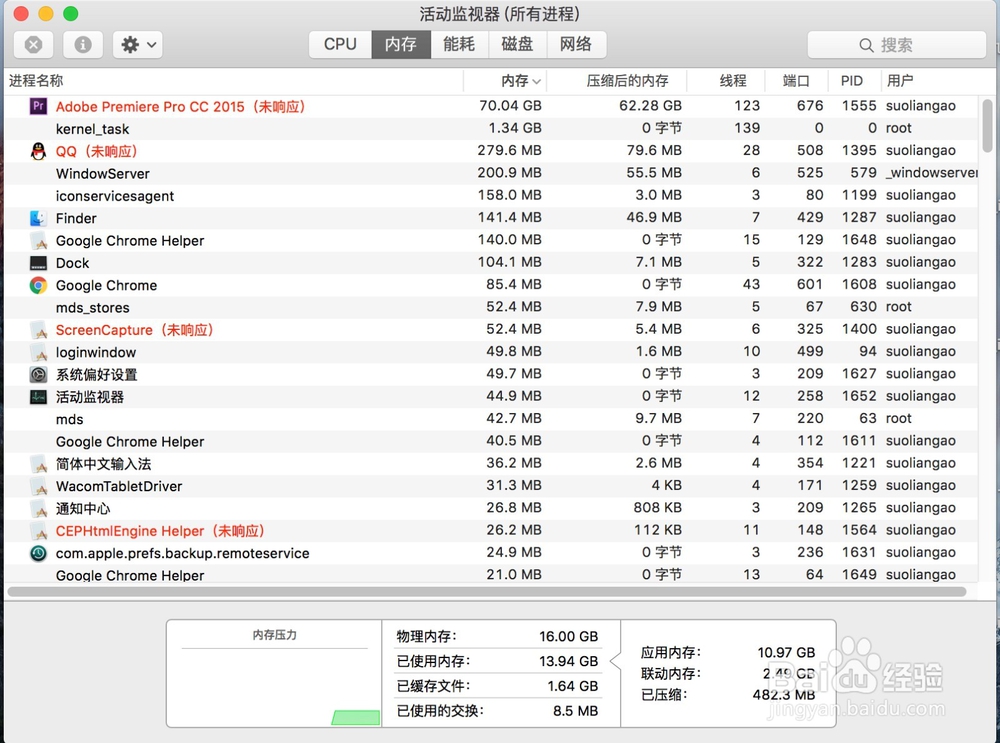 mac系统内存不足，找到真正的原因了。