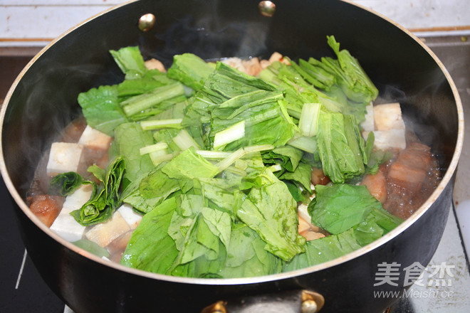 五花肉烧豆腐