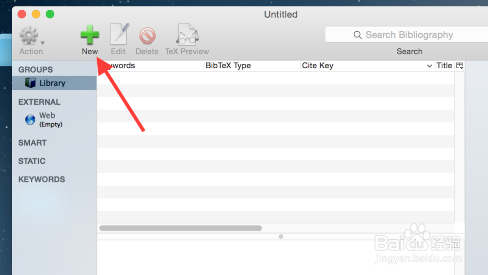TeXShop制作参考文献