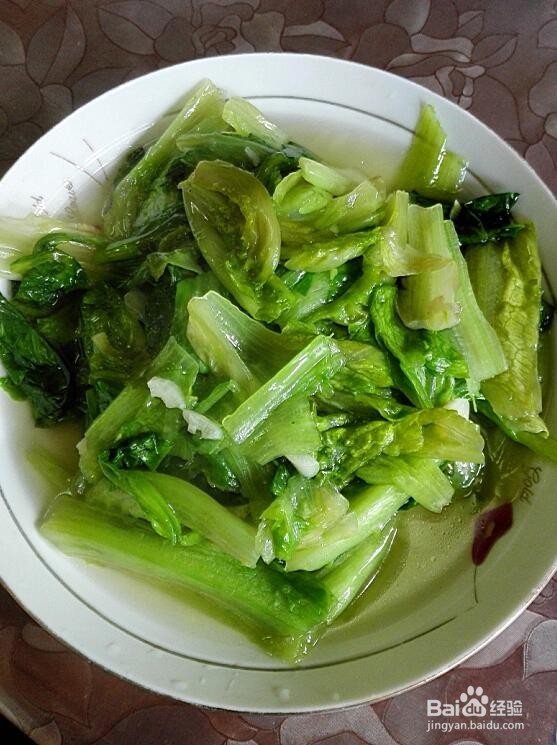 怎样素炒生菜