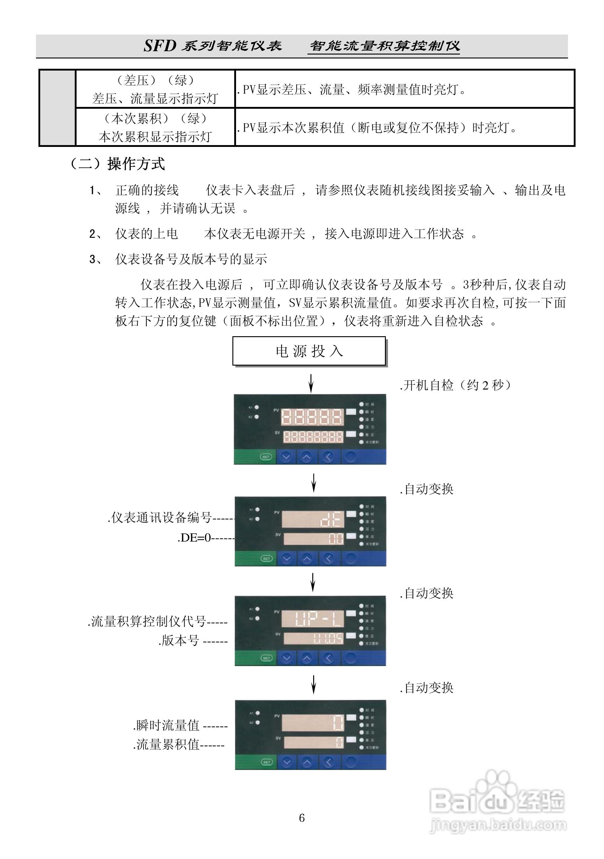 SFD流量积算仪说明书:[1]