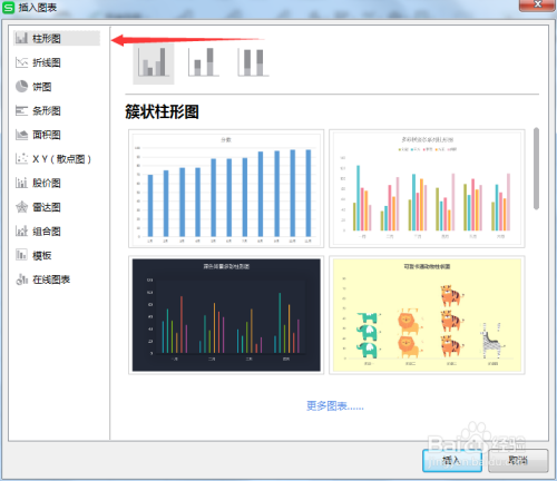 EXCEL中如何使用图表功能?