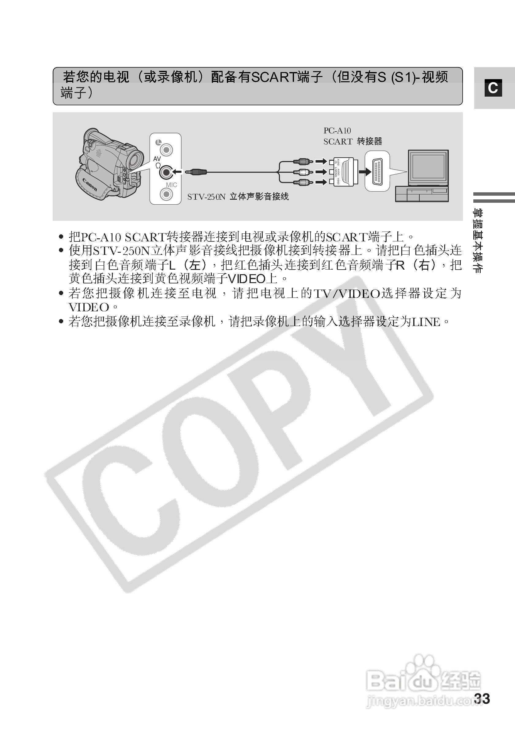 佳能MV500i数码摄像机使用说明书:[4]