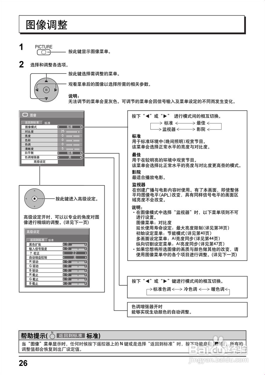 松下TH-103PF12C等离子监视器使用说明书:[3]