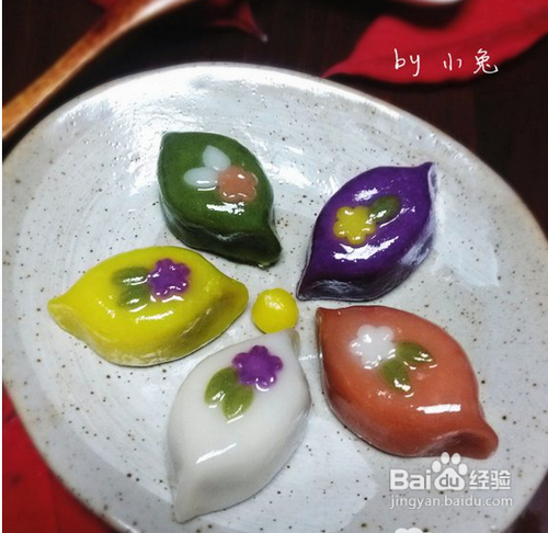 创意小吃蒸彩果的做法