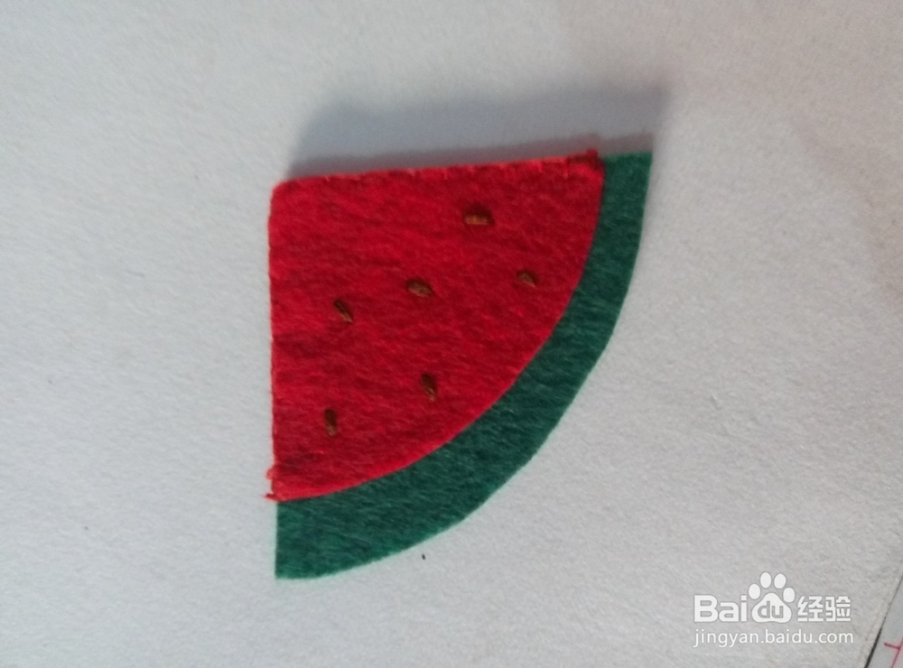 不织布西瓜书签