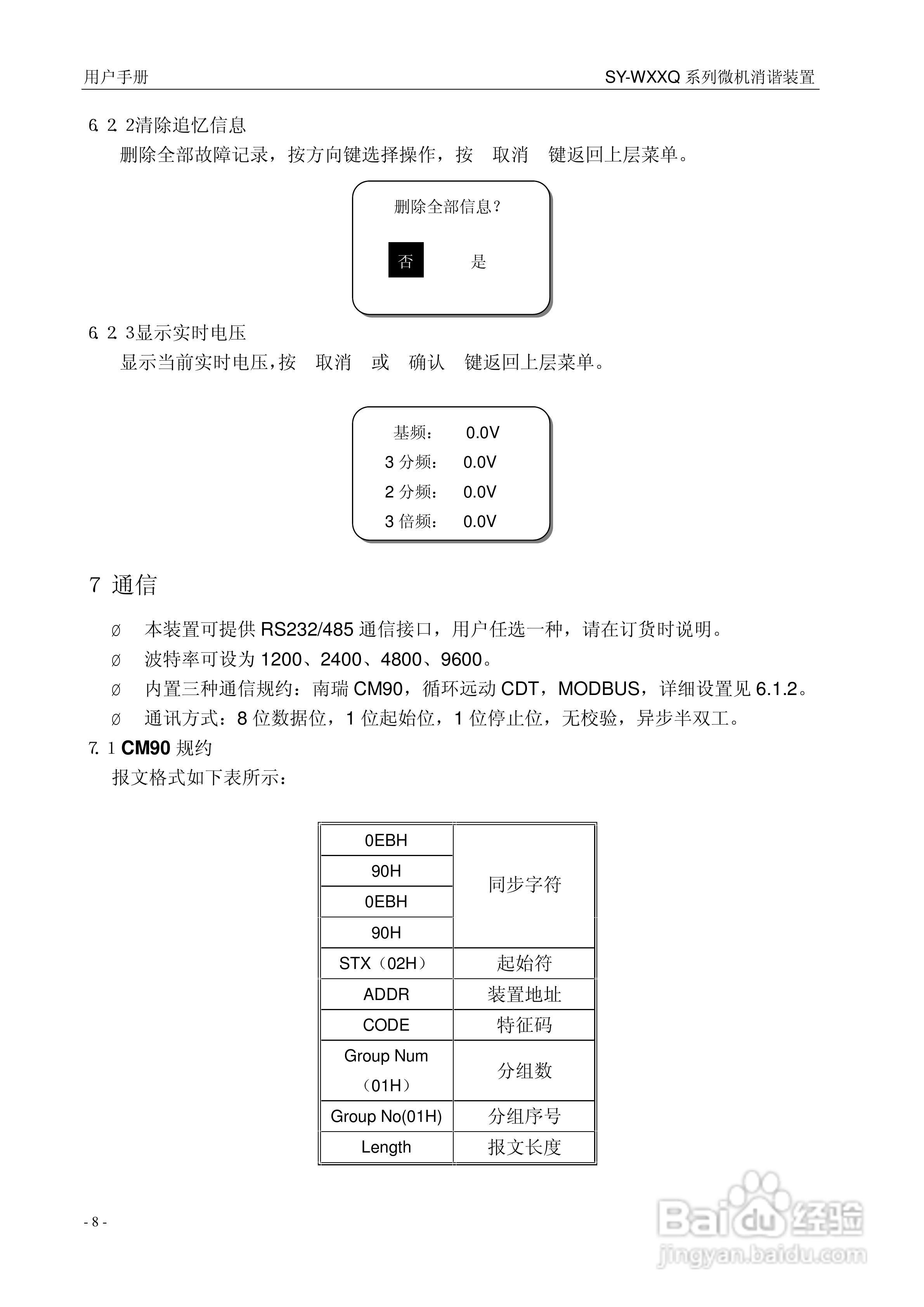 上友SY-WXXQ微机消谐装置说明书:[1]