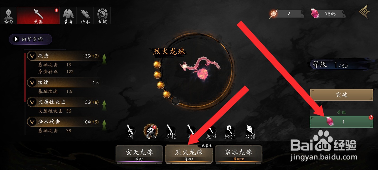 捕盗行纪如何升级烈火龙珠