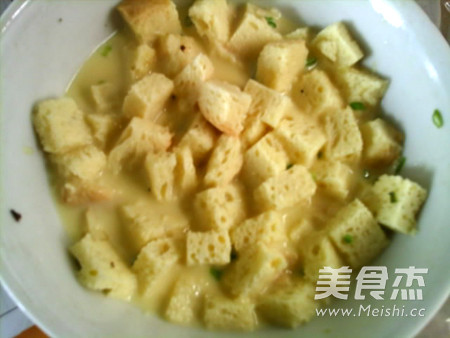 亚麻籽油蘑菇烘蛋土司蒸糕