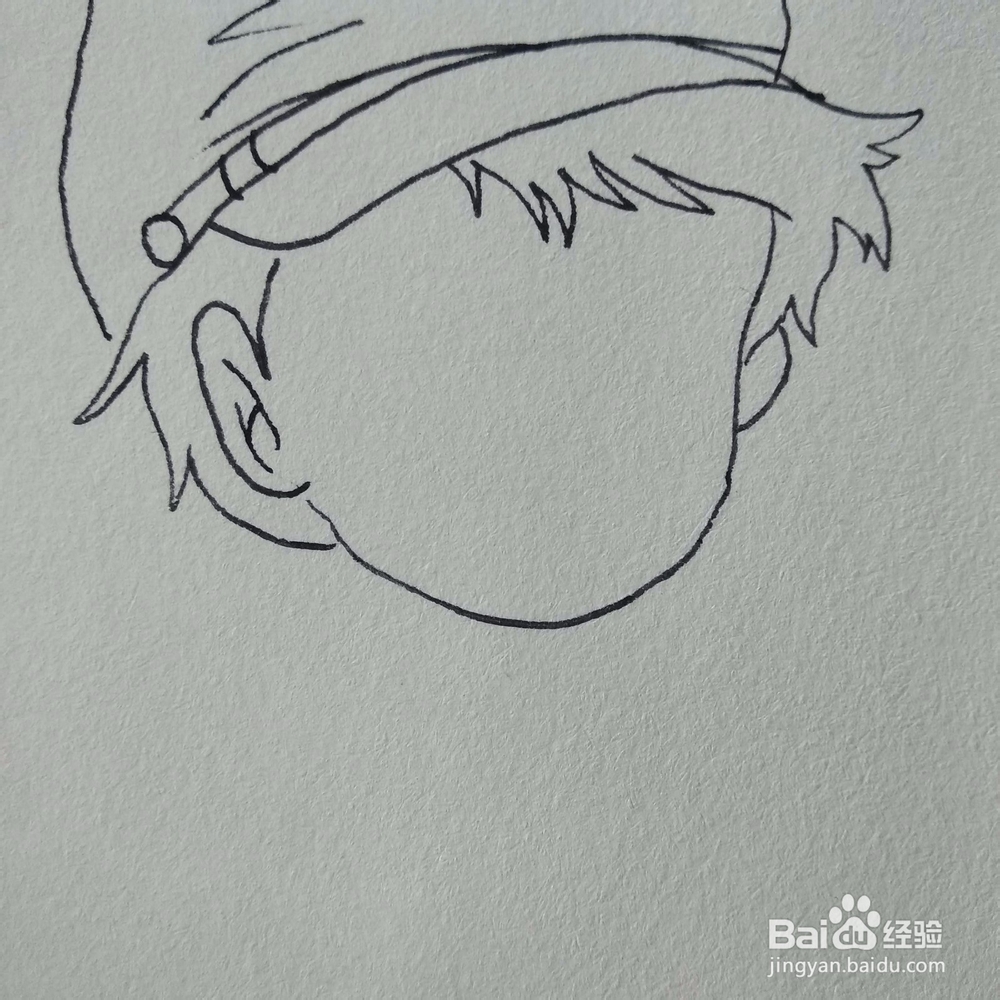 如何画天空之城小男孩简笔画？