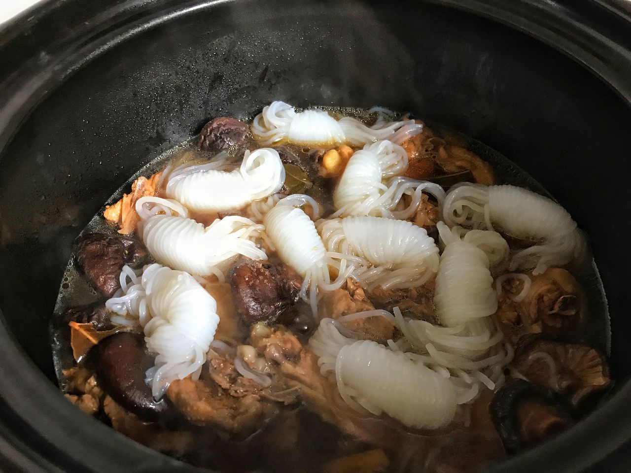 美味十足的鸡烧魔芋丝！