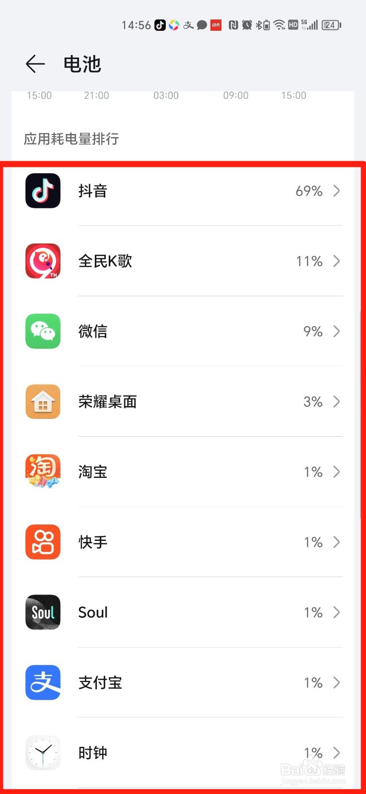 手机每日使用最多的软件怎么查