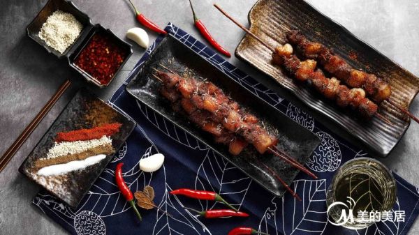 红柳枝烤羊肉串