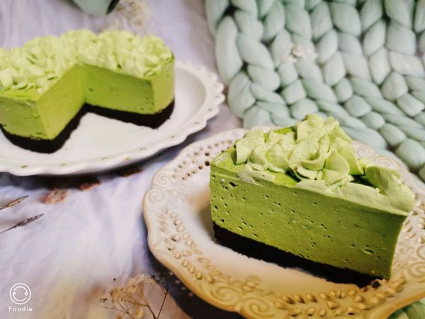 抹茶冻芝士蛋糕