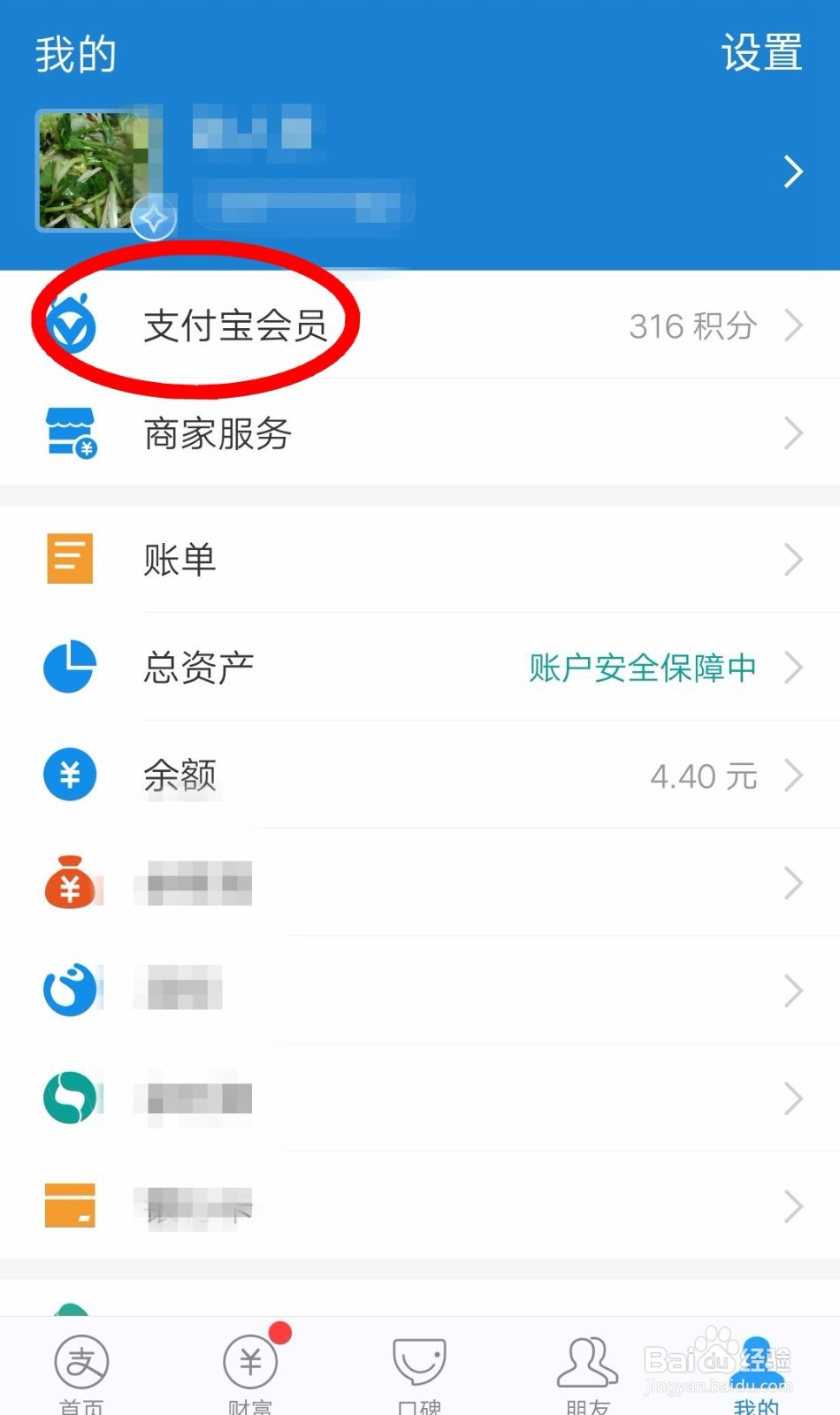 支付宝会员积分明细在哪里查看？