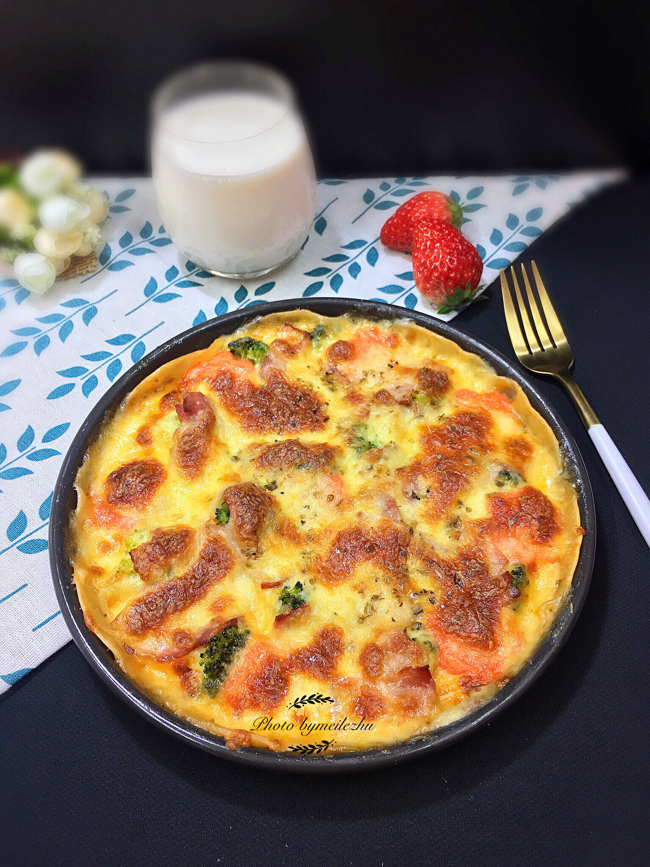 饺子皮披萨的做法,快来学一下啊!