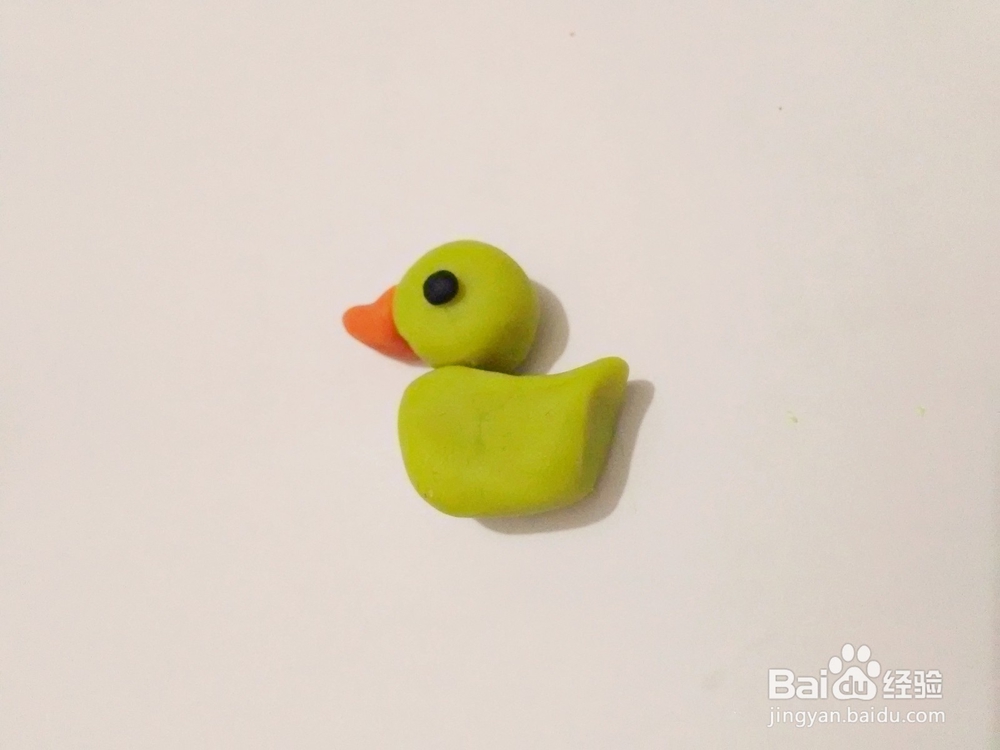怎么捏一只小鸭子