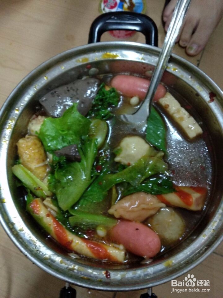 宿舍自制麻辣火锅