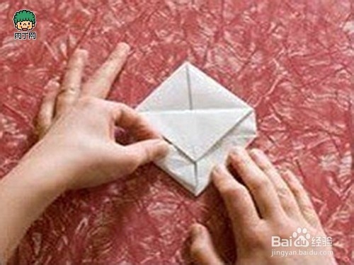 简单的爱心怎么折