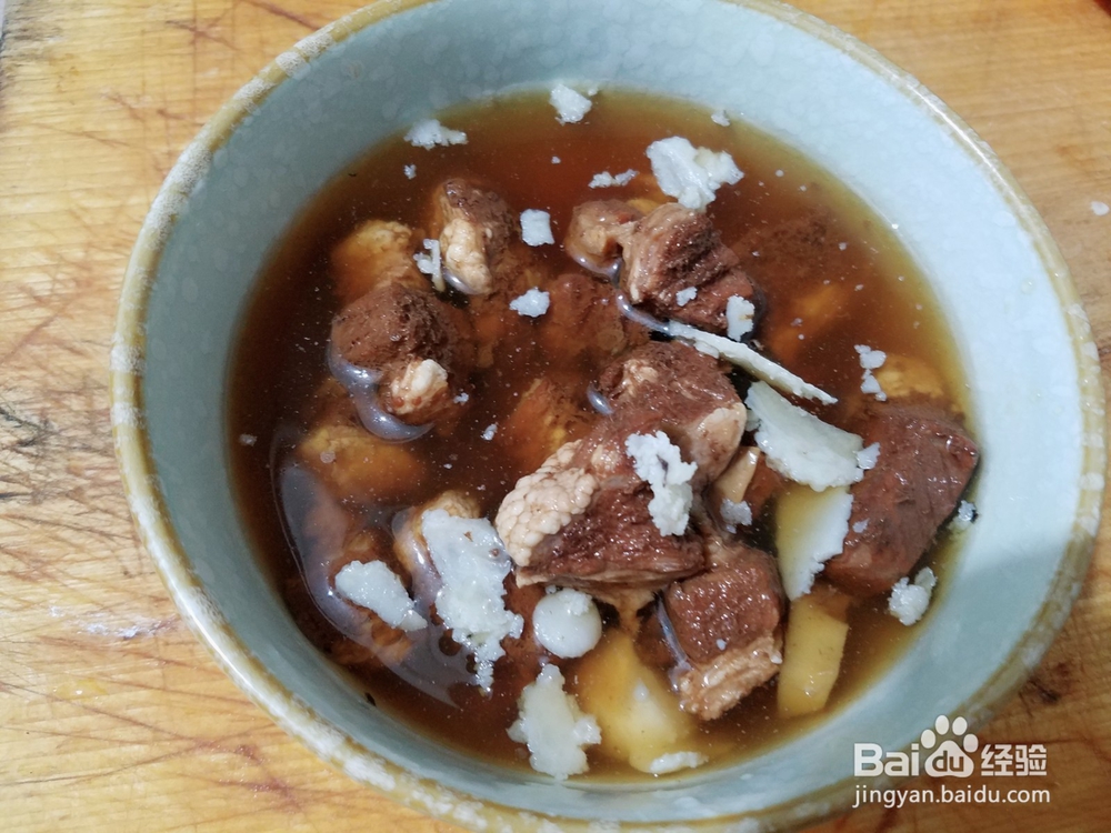 美味的牛肉炖萝卜