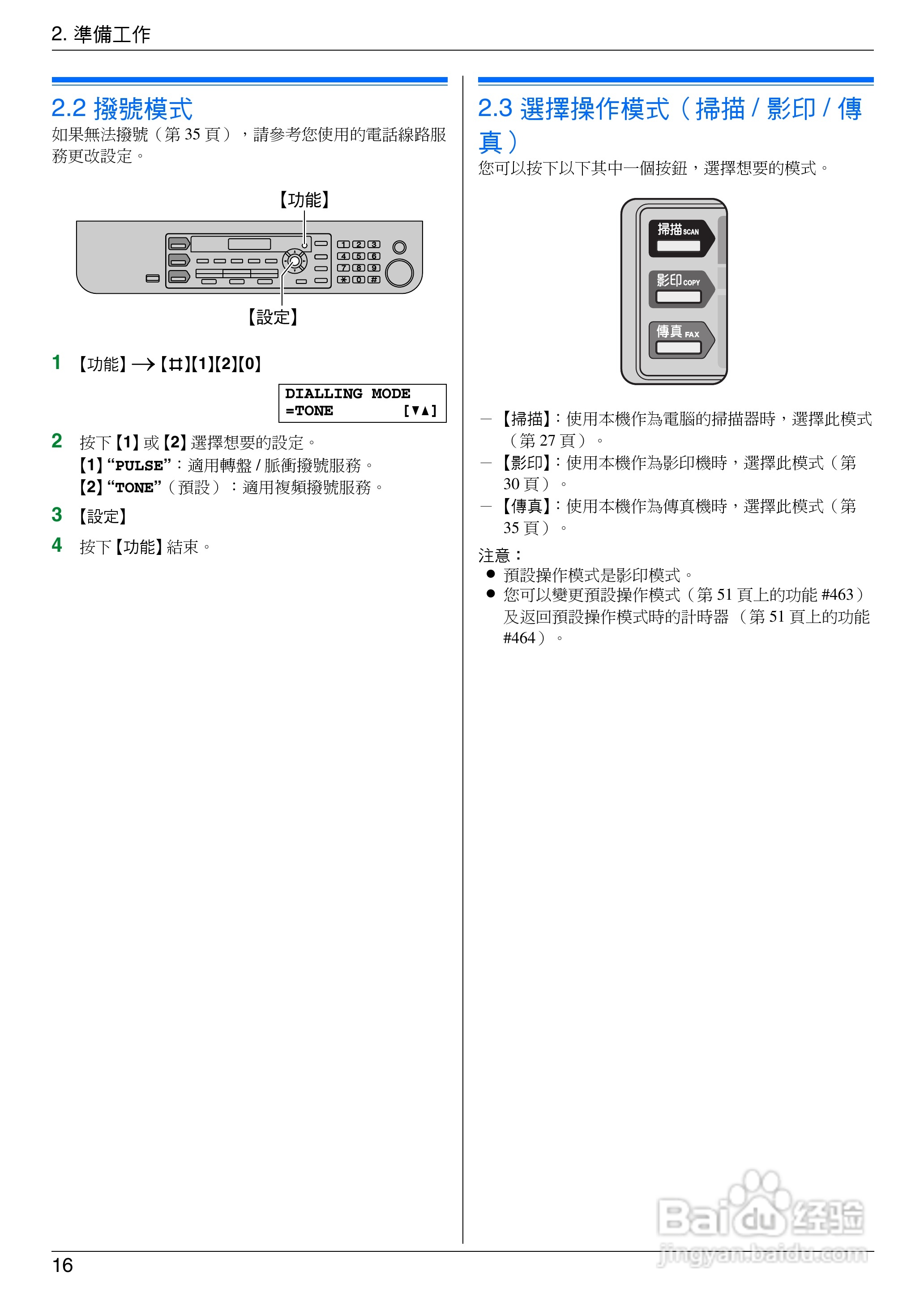 松下KX-MB778TW/788TW小型多功能一体机操作手冊:[2]