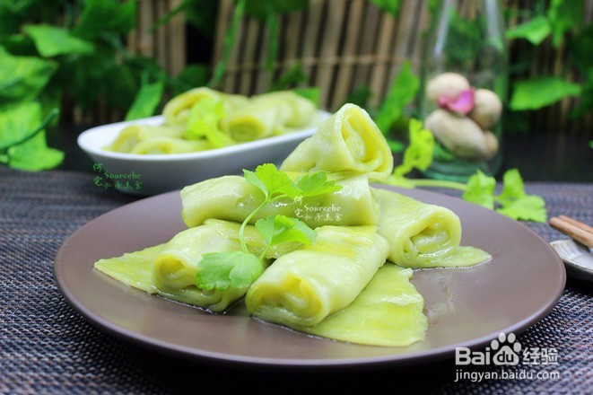 怎么做菠菜斋肠粉