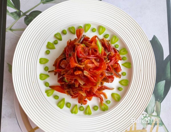 凉拌百合花的做法