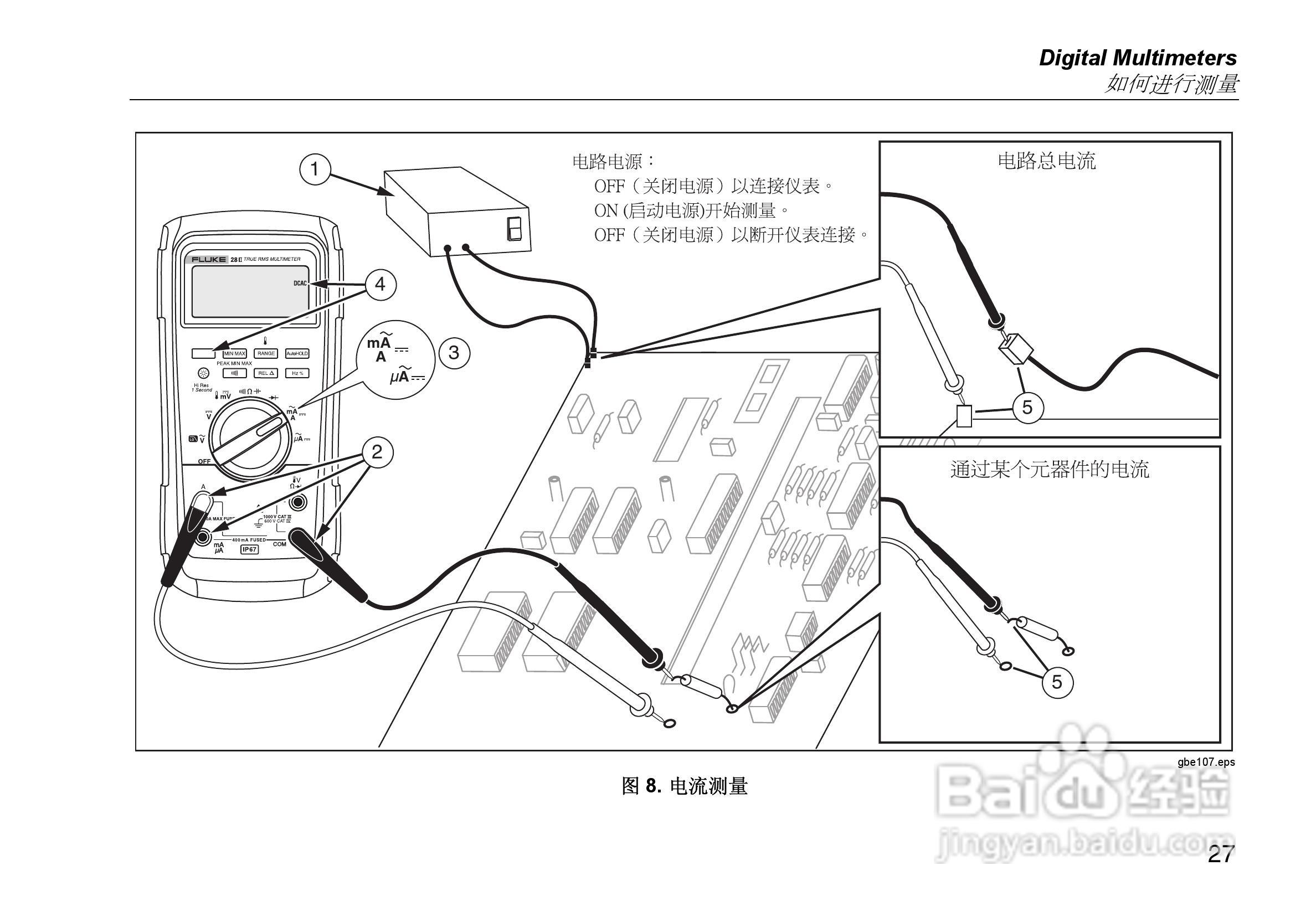 福禄克Fluke 27 II工业多用表使用说明书:[4]