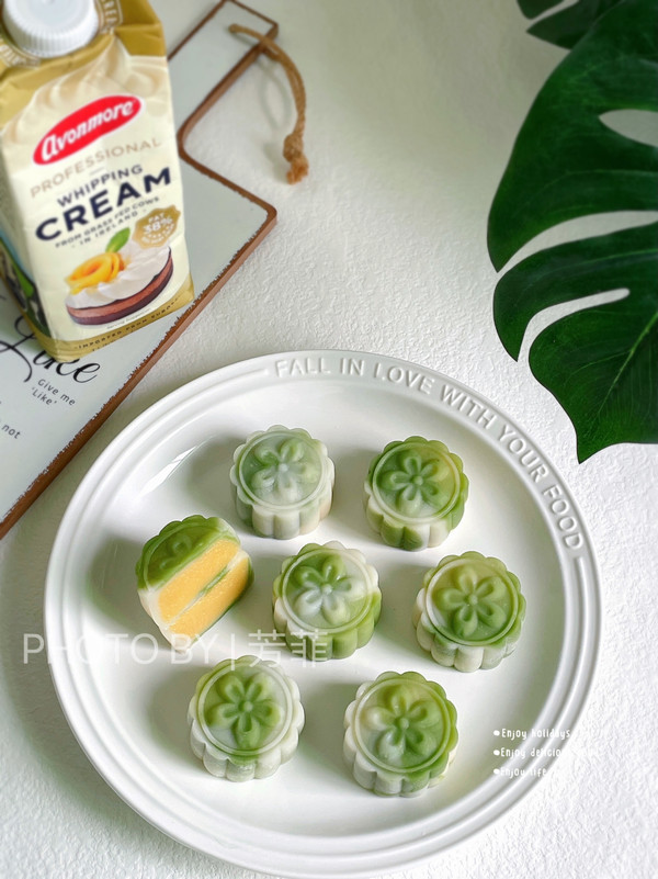 奶黄馅冰皮月饼冷藏三天也不怕硬