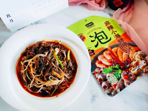 麻辣牛肚拌魔芋