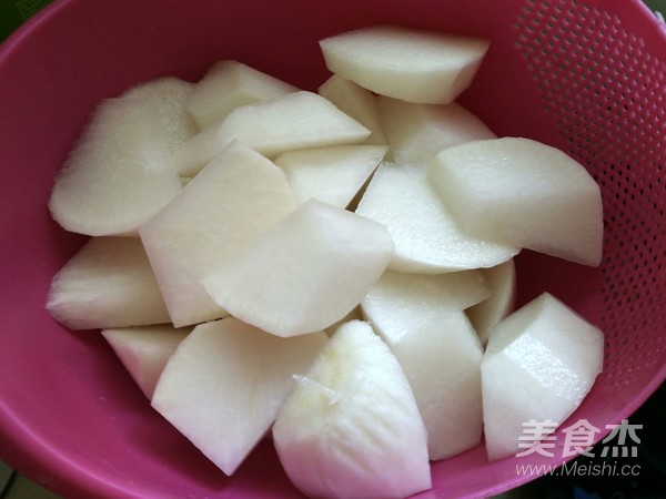 萝卜炖羊肉的做法